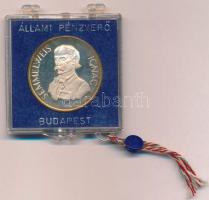 Kiss Nagy András (1930-1997) 1997. "Orvos sor / Semmelweis Ignác" jelzetlen, ezüstözött em...