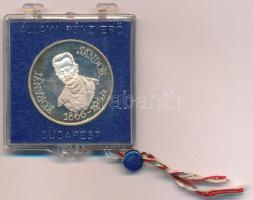 Kiss Nagy András (1930-1997) DN "Orvos sor / Korányi Sándor" ezüstözött fém emlékérem, plo...