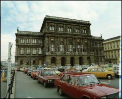 1989 Budapest, Magyar Tudományos Akadémia épülete és belső terei, 13 db professzionális minőségű, szabadon felhasználható, vintage negatív, 6x7 cm