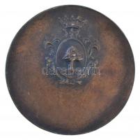 Szabó Iván (1913-1998) 1968. "Nagykőrös 1368-1968" kétoldalas Br plakett (98mm) T:2