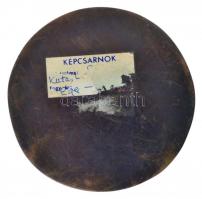 Kutas László (1936-) "Eger" Br plakett (95mm) T:1- ph