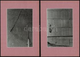 1987 Ország László: Középszer utca, 7 db vintage fotóművészeti alkotás, a magyar fotográfia dokument...