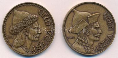 Tóth Sándor (1933-) 1994. "MÉE Szabolcs-Szatmár-Bereg Megye / Huba Vezér" Br emlékérem (42...