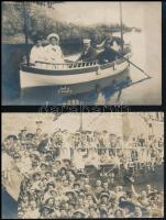 cca 1910 Abbázia, kedvelt üdülőhely, 7 db vintage, privát fotólap, több megírva, postázva, 9x14 cm