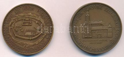 Kiss Sándor (1925-1999) 1982. "MÉE Szombathelyi Csoportja - Jurisich Miklós / Kőszeg" Br e...