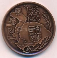 Fritz Mihály (1847-) 1990. "Mathias Rex / MÉE Szeged" Mátyás király halálának 500. évfordu...