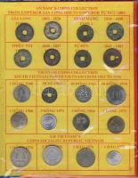 2db ajándék kollekció, benne Francia-Indokína, Észak- és Dél-Vietnam, régi és új, 52db pénzzel, benn...