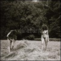 Sok izgalmas pillanat, szolidan erotikus felvételek, 6 db vintage negatív + 2 db mai nagyítás, amely...