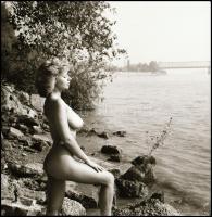 cca 1984 Szép leányok, szép emlékek szolidan erotikus felvételek, 6 db vintage negatív + 2 db mai na...