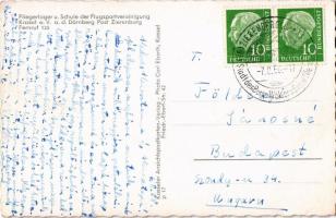 1958 Dörnberg bei Zierenberg, Segelfliegerlager / sailplane glider camp (EK)