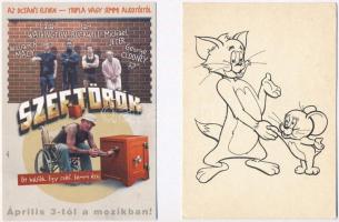 11 db MODERN film és színész motívumlap / 11 modern film and actors motive postcards
