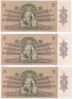 1939. 5P (3x) sorszámkövető T:II