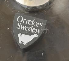 Orrefors kétszemélyes svéd kristály pohár készlet, nem használt állapotban, eredeti dobozában