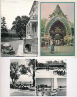52 db MODERN magyar városképes és motívumlap / 52 modern Hungarian town-view postcards and motive po...