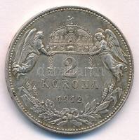 1912KB 2K Ag "Ferenc József" T:1- 
Adamo K6