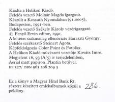 Széchényi István 1791-1860. Szerk.: Fenyő Ervin. Bp., 1991, Helikon. Kiadói aranyozott műbőr-kötés, ...