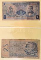 Vegyes 62db-os bankjegy tétel nagyalakú, gyűrűs bankjegy berakóban, közte sorszámkövető, és több haj...