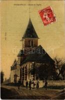 1913 Fouqueville, Abside de lEglise / church. TCV card (EK)