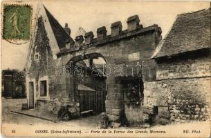 Oissel (Seine-Inférieure), Porte de la Ferme des Grands Mornons / gate. TCV card (EK)
