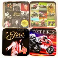 2 db gyűjtőmágnes szett: motorbiciklik, Elvis