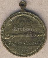 Hollandia 1913. "Rotterdam 1813-1913" aranyozott Br emlékérem T:2 f.