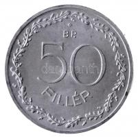 1948. 50f Al rozettával, Artex-veret T:1 / 
Hungary 1948. 50 Fillér Al Artex-restrike with rosette ...