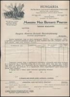 1915 Hungária Hadi Biztosító Társaság tagsági lap
