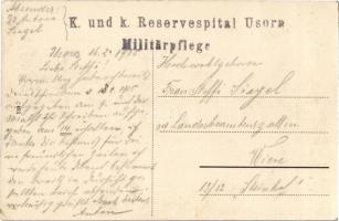 Doboj, Katholische Kirche / Catholic church + "K. und k. Reservespital Usora Militärpflege&quot...