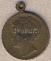 Hollandia 1923. "Wilhelmina 1898-1923" halála emlékére kiadott Br emlékérem T:2 f.