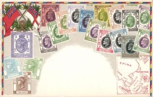 Hongkong stamps Litho