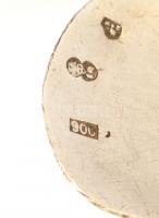 Ezüst(Ag) virágos gyerek karperec, jelzett, 5×4 cm, nettó: 8,9 g