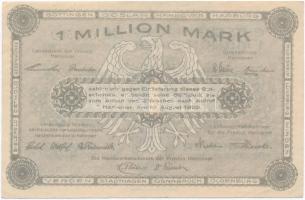 Németország / Weimari Köztársaság / Hannover 1923. 1.000.000M, "Ba" 6 jegyű sorszámmal T:I...