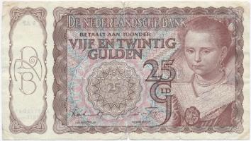 Hollandia 1944. 25G T:III- Netherlands 1944. 25 Gulden C:VG