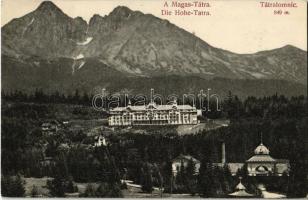 1907 Tátralomnic, Tatranská Lomnica; Palota szálló. Divald Károly 1461-1907 / hotel