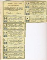 Veszprém 1932. "Veszprémi Takarékpénztár" részvénye 250P-ről, szelvényekkel és szárazpecsé...