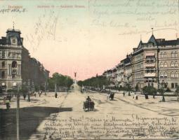 Budapest Andrássy út panorámalap