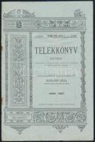 1896-97 A Telekkönyv c. folyóirat I. évf 2. száma 64p.