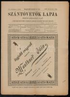 cca 1900 Ritka helyi újságok gyújteménye: Társadalmi Lapok (Újpest), Rákos Vidéke, Független Újság, Szántóvetők Lapja.