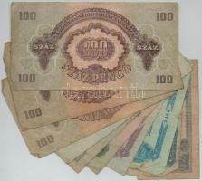 1944. 1P-100P (10x) "A Vöröshadsereg Parancsnoksága" T:III,III-