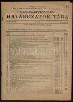 cca 1900-19480 Ritka újságok gyújteménye: Pest-Pilis Solt Kiskun vármegye hivatalos lapja, HIradó az FKGP lapja, Nemzetnevelés, Gazdasági Főtanácsi határozatok tára.