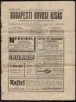 cca 1895-1910 3 db orvosi újság: Gyógyászat, Budapesti Orvosi Újság, Állatorvosi Lapok