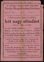 Vegyes nyomtatvány tétel: plakátok, fuvarlevél