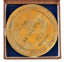 15db-os plakett tétel, benne 1990. "Ganz Mérőgyár Kft. 1990. jan. 11. - Budapest Holding Rt. - ...