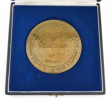 15db-os plakett tétel, benne 1990. "Ganz Mérőgyár Kft. 1990. jan. 11. - Budapest Holding Rt. - ...