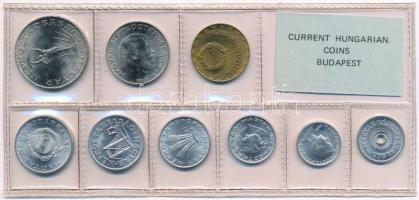 1981. 2f-10Ft (9xklf) érmés forgalmi sor fóliatokban T:1 
Adamo FO14