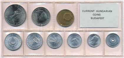 1980. 2f-10Ft (9xklf) érmés forgalmi sor fóliatokban T:1 
Adamo FO13