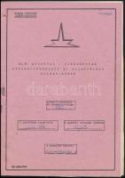 1988 Csepel Autógyár autóbusz szerelési és ellenőrzési kísérő könyv, 2 db