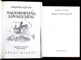 Vegyes könyvtétel, 2 db: 

Gabányi János: Magyar várak legendái. Markó Gábor illusztrációival. Bp....