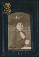 1912-1913 Budapesti Korcsolyázó Egylet által kiadott fényképes tagsági jegy