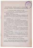 1929. "HADIROKKANTAK ÖZV. ÉS ÁRV. ORSZÁ. SZÖV. 1914-1918" zománcozott gomblyukjelvény (28m...